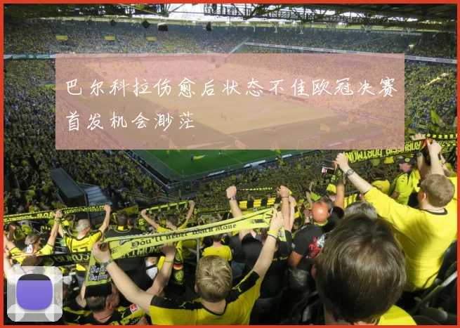 巴尔科拉伤愈后状态不佳欧冠决赛首发机会渺茫